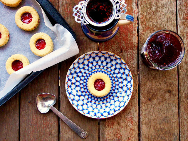 Jammy Dodger British Biscuit Coffee Mug by evannave