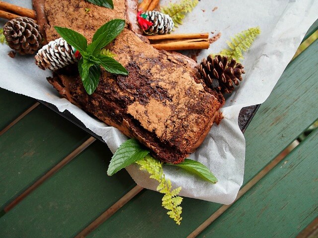 Yule Log with Maple, Vanilla and Chocolate - Maple from Canada