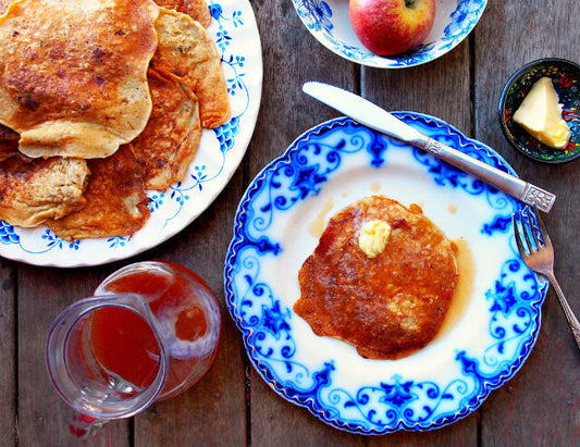 Almond Bacon Party Pancakes