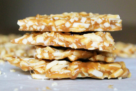 Cardamom Caramel Brittle with Almonds