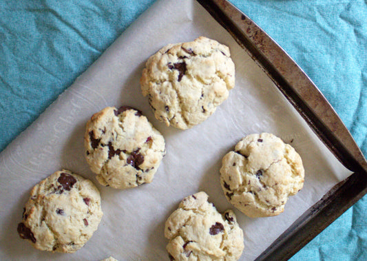 Dark Chocolate Cranberry Scones