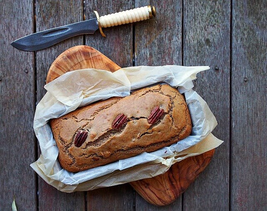 Maple Pecan Buckwheat Tea Loaf