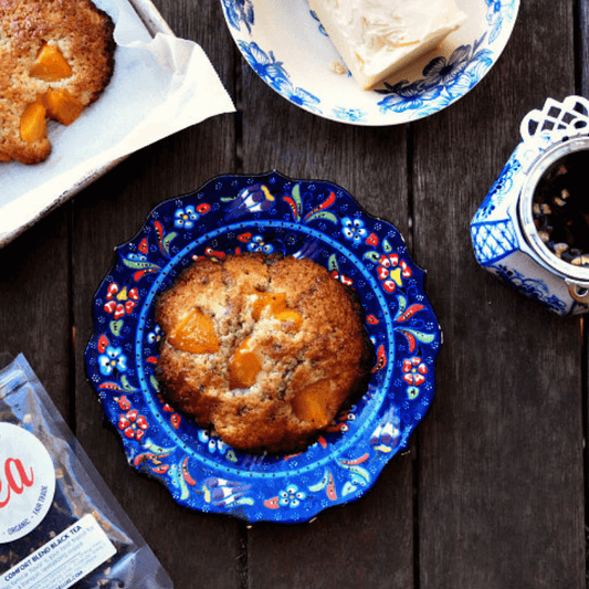 Peach Cardamom Scones