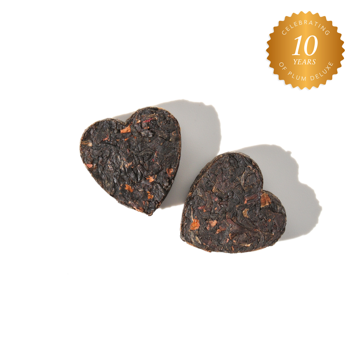 Plum Puerh Dark Tea Hearts