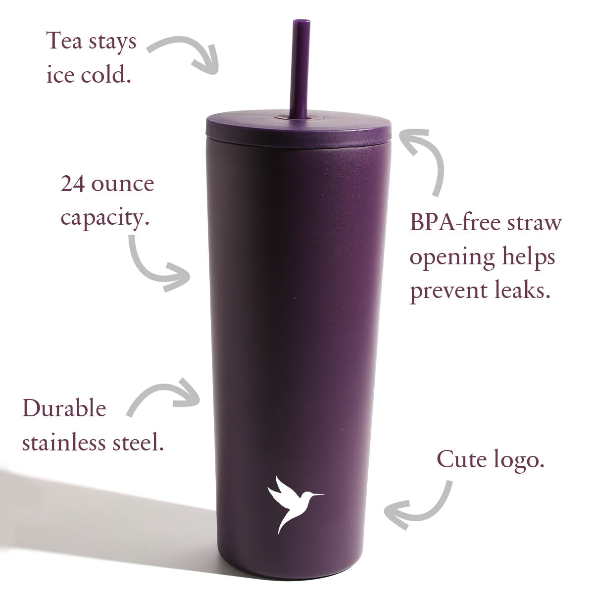 Hot & Cold Tea Tumbler (4 Colors)