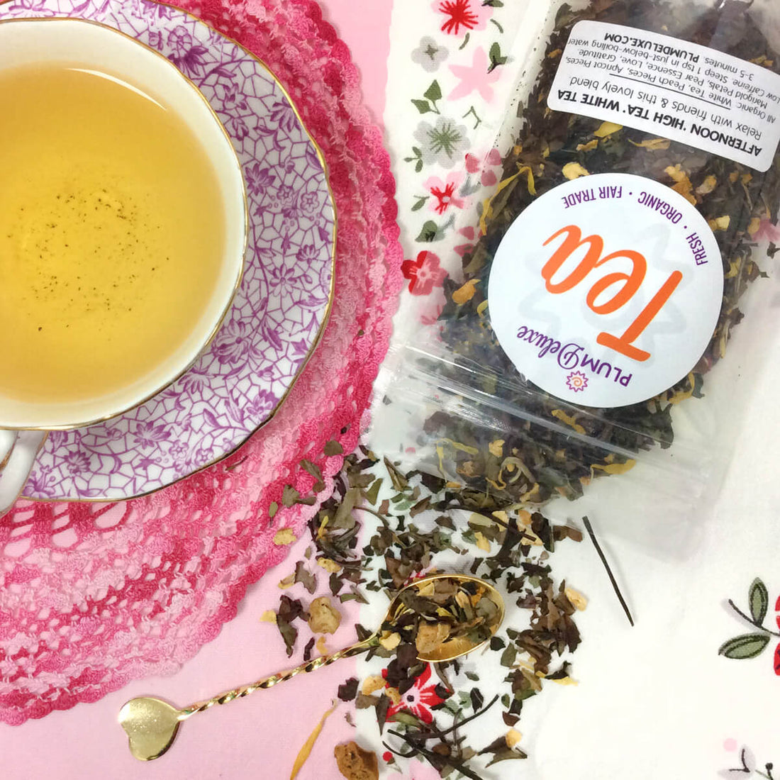 White Peach Tea | White Pear Tea | Plum Deluxe – Plum Deluxe Tea